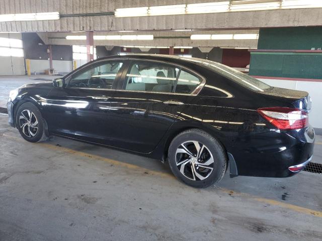 1HGCR2F36GA103851 - 2016 HONDA ACCORD LX BLACK photo 2