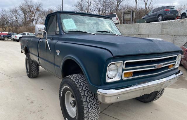 CS147S194748 - 1967 CHEVROLET K-10 GREEN photo 1