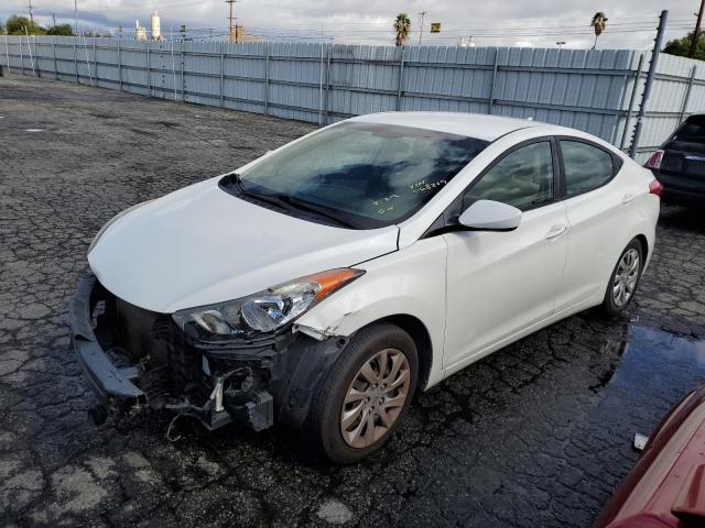 5NPDH4AE0CH068219 - 2012 HYUNDAI ELANTRA GLS WHITE photo 1