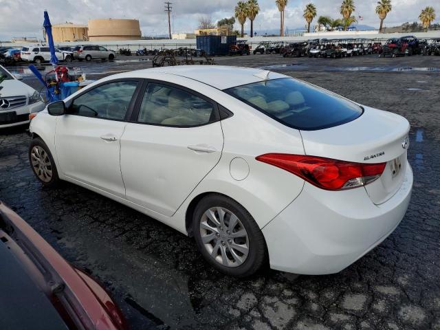 5NPDH4AE0CH068219 - 2012 HYUNDAI ELANTRA GLS WHITE photo 2