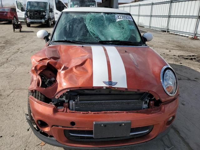 WMWSU3C55CT369264 - 2012 MINI COOPER ORANGE photo 5