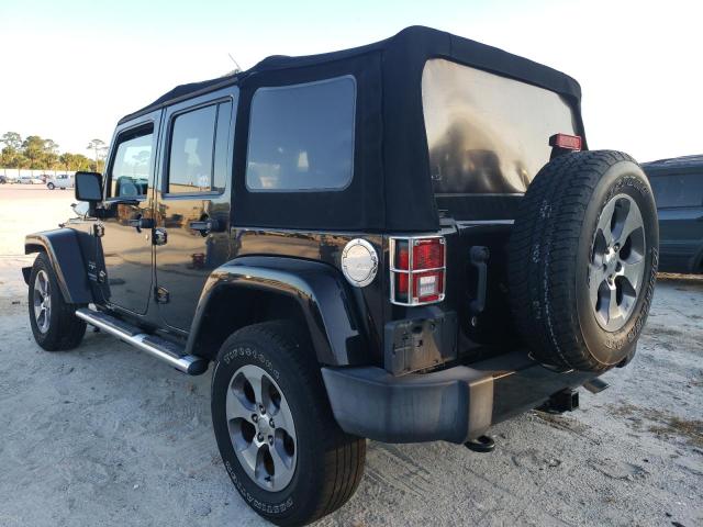 1C4HJWEG4GL178625 - 2016 JEEP WRANGLER U SAHARA BLACK photo 2