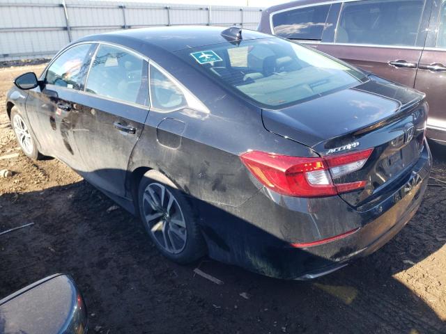 1HGCV3F13LA000106 - 2020 HONDA ACCORD HYBRID BLACK photo 2