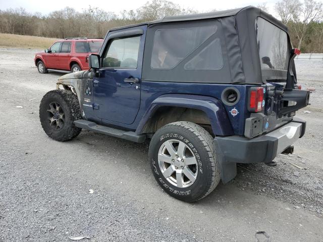 1C4AJWBG5DL532394 - 2013 JEEP WRANGLER SAHARA BLUE photo 2