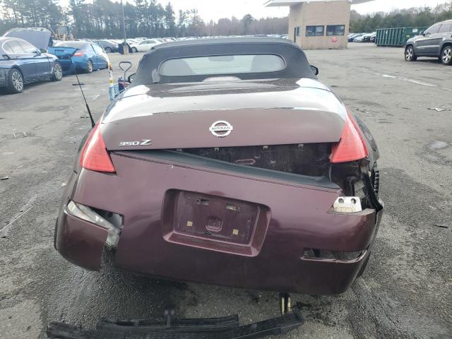 JN1AZ36A36M454193 - 2006 NISSAN 350Z ROADSTER MAROON photo 6