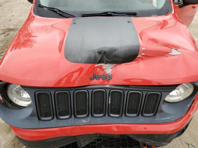 ZACCJBCT4FPC06825 - 2015 JEEP RENEGADE TRAILHAWK RED photo 12