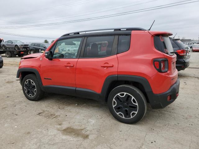 ZACCJBCT4FPC06825 - 2015 JEEP RENEGADE TRAILHAWK RED photo 2