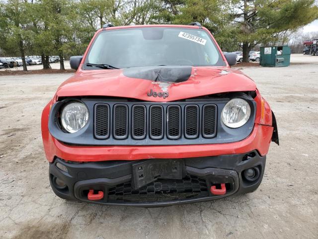 ZACCJBCT4FPC06825 - 2015 JEEP RENEGADE TRAILHAWK RED photo 5