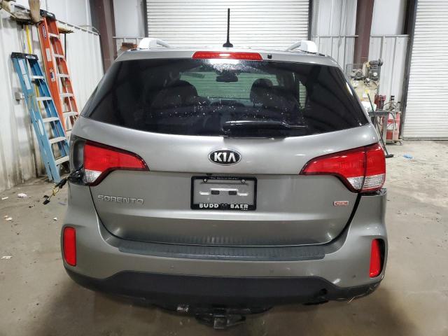 5XYKTCA66EG473908 - 2014 KIA SORENTO LX GRAY photo 6