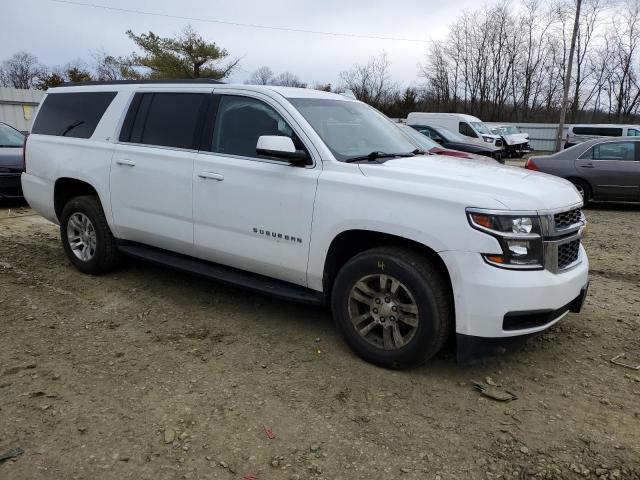 1GNSKHKC7KR345573 - 2019 CHEVROLET SUBURBAN K1500 LT WHITE photo 4