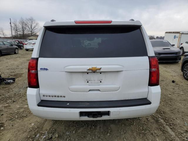 1GNSKHKC7KR345573 - 2019 CHEVROLET SUBURBAN K1500 LT WHITE photo 6