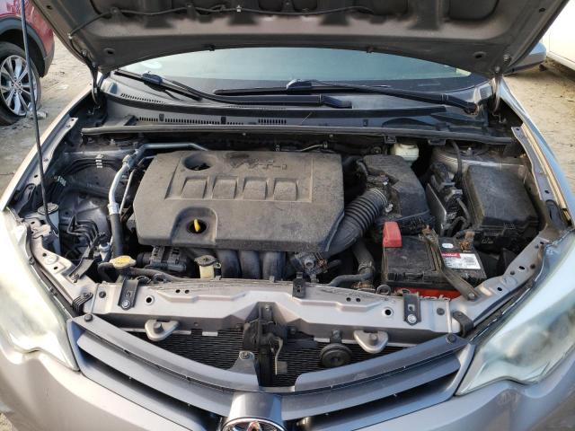 2T1BURHE7FC269385 - 2015 TOYOTA COROLLA L GRAY photo 11