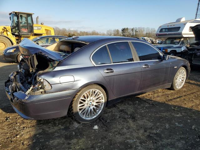 WBAGL63442DP55765 - 2002 BMW 745 I BLUE photo 3