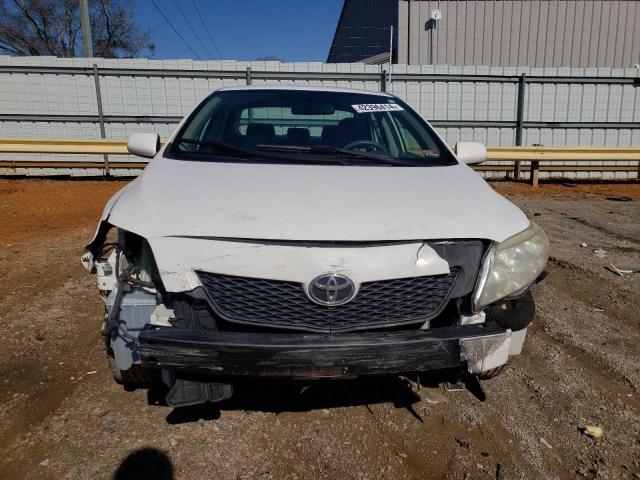 JTDBL40E299031455 - 2009 TOYOTA COROLLA BASE WHITE photo 5