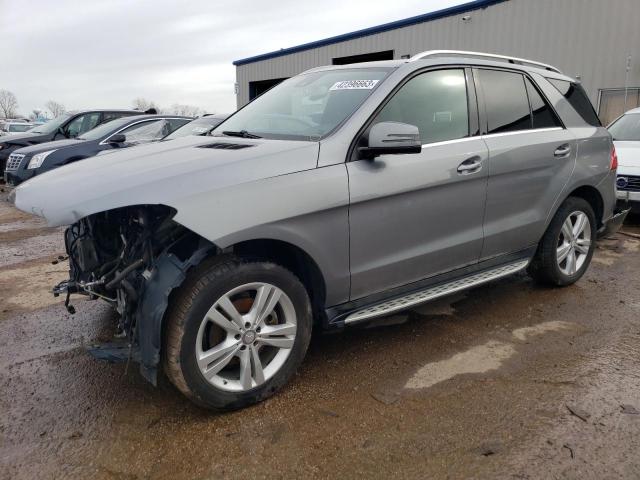 4JGDA5HB3EA418812 - 2014 MERCEDES-BENZ ML 350 4MATIC GRAY photo 1