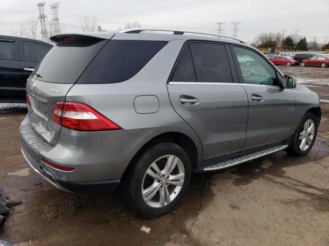 4JGDA5HB3EA418812 - 2014 MERCEDES-BENZ ML 350 4MATIC GRAY photo 3