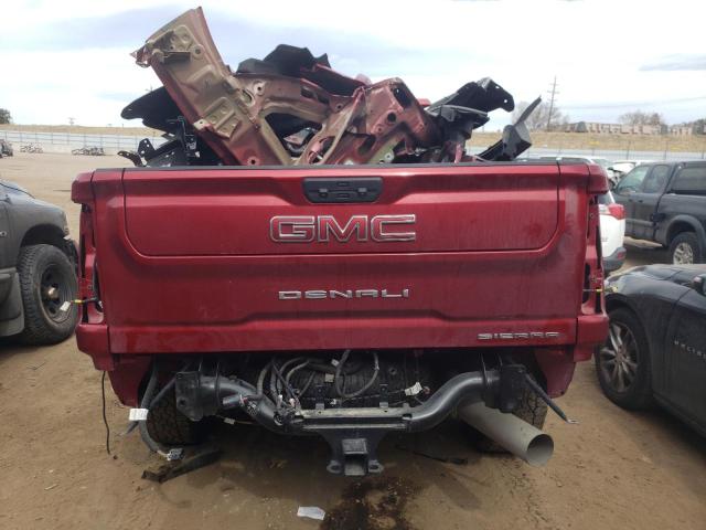 1GT49REY4MF290451 - 2021 GMC SIERRA K2500 DENALI RED photo 6