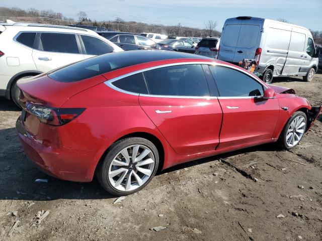 5YJ3E1EA3JF102904 - 2018 TESLA MODEL 3 RED photo 3