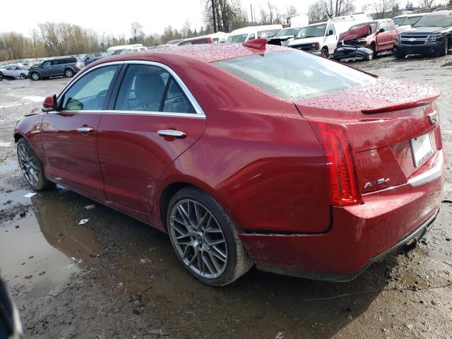 1G6AJ5S33F0122689 - 2015 CADILLAC ATS PERFORMANCE RED photo 2