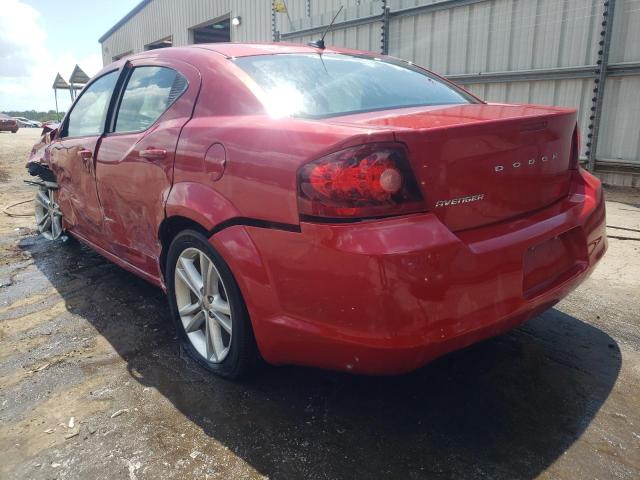 1C3CDZAB5DN551415 - 2013 DODGE AVENGER SE RED photo 3