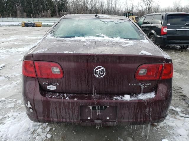 1G4HD57217U167929 - 2007 BUICK LUCERNE CXL MAROON photo 6