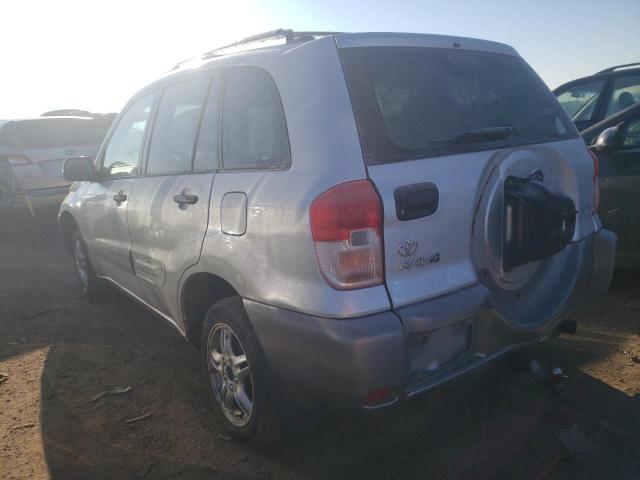 JTEHH20V536091556 - 2003 TOYOTA RAV4 SILVER photo 2