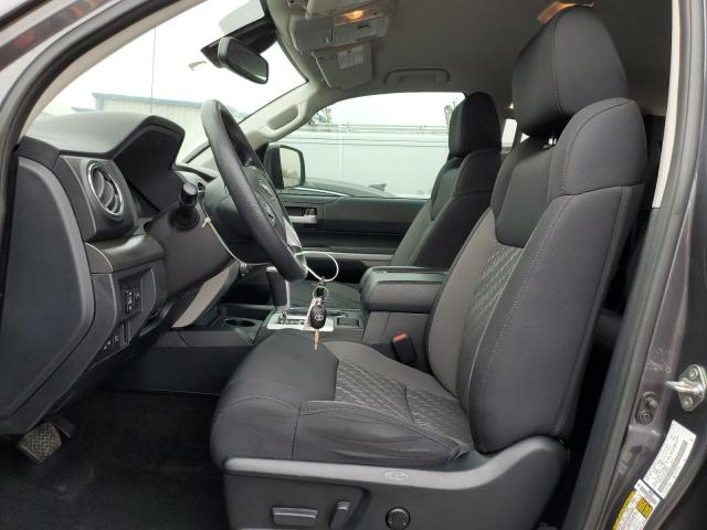 5TFRY5F19KX248089 - 2019 TOYOTA TUNDRA DOUBLE CAB SR/SR5 GRAY photo 7