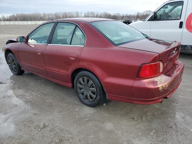 4A3AA46G73E096789 - 2003 MITSUBISHI GALANT ES MAROON photo 2