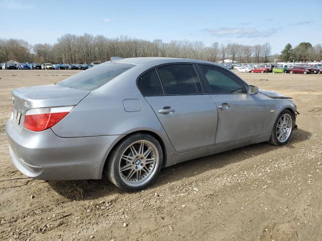 WBANB33525B116186 - 2005 BMW 545 I SILVER photo 3