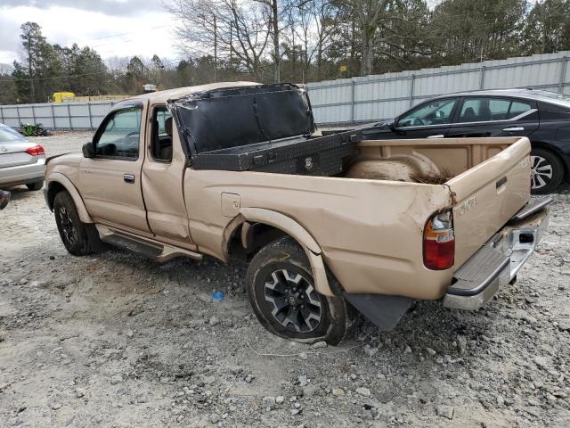 4TASN92N2XZ463170 - 1999 TOYOTA TACOMA XTRACAB PRERUNNER ოქროსფერი ფოტო 2
