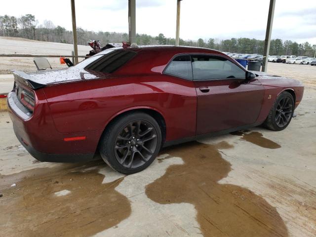 2C3CDZFJ6MH641374 - 2021 DODGE CHALLENGER R/T SCAT PACK MAROON photo 3