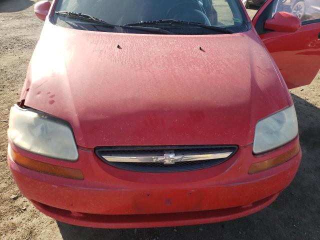KL1TD56636B627760 - 2006 CHEVROLET AVEO BASE Qırmızı foto 11