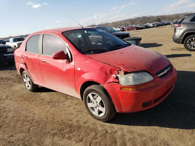 KL1TD56636B627760 - 2006 CHEVROLET AVEO BASE Qırmızı foto 4
