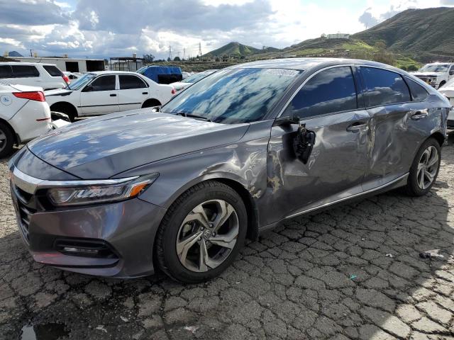 1HGCV1F59JA047659 - 2018 HONDA ACCORD EXL GRAY photo 1