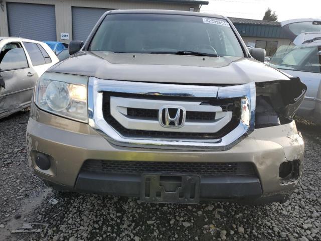 5FNYF4H22AB026245 - 2010 HONDA PILOT LX GOLD photo 5