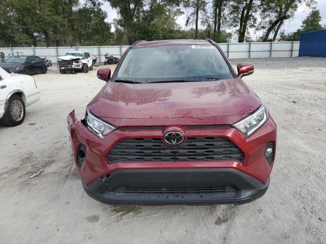 JTMW1RFV9LJ018655 - 2020 TOYOTA RAV4 XLE RED photo 5