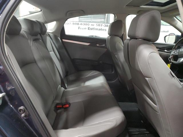 19XFC1F71JE001386 - 2018 HONDA CIVIC EXL ლურჯი ფოტო 10