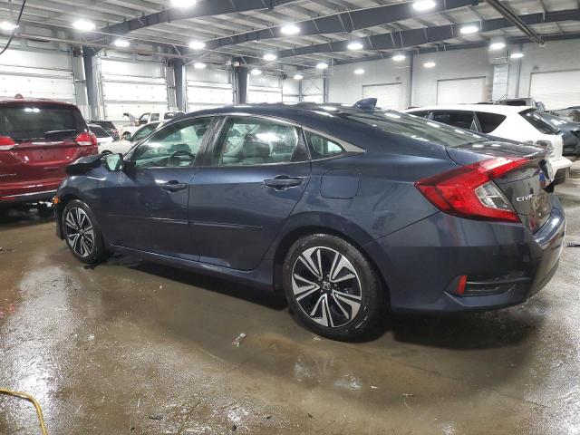 19XFC1F71JE001386 - 2018 HONDA CIVIC EXL ლურჯი ფოტო 2