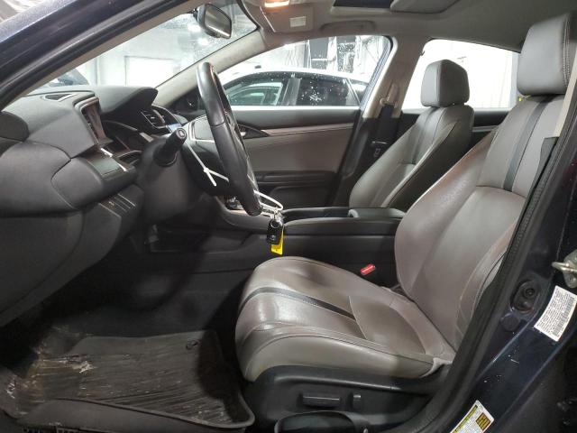 19XFC1F71JE001386 - 2018 HONDA CIVIC EXL ლურჯი ფოტო 7