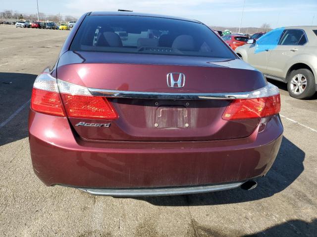 1HGCR2F77EA082699 - 2014 HONDA ACCORD EX RED photo 6