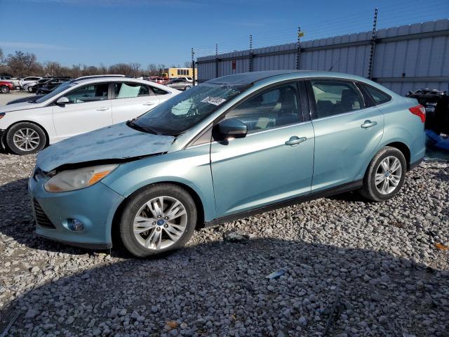 1FAHP3H29CL358843 - 2012 FORD FOCUS SEL TURQUOISE photo 1