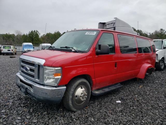 1FBSS3BL3ADA54533 - 2010 FORD ECONOLINE E350 SUPER DUTY WAGON RED photo 2