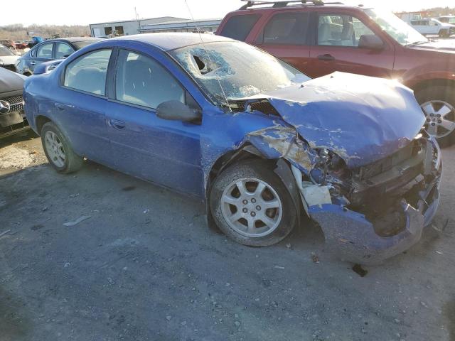 1B3ES56C05D208301 - 2005 DODGE NEON SXT BLUE photo 4