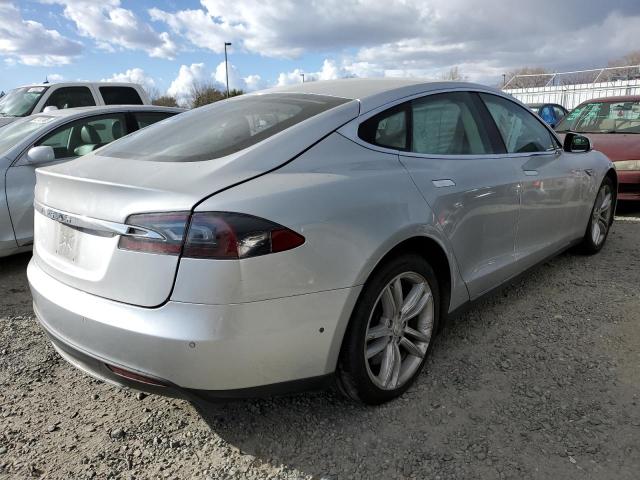 5YJSA1S17EFP64096 - 2014 TESLA MODEL S Արծաթագույն լուսանկար 3