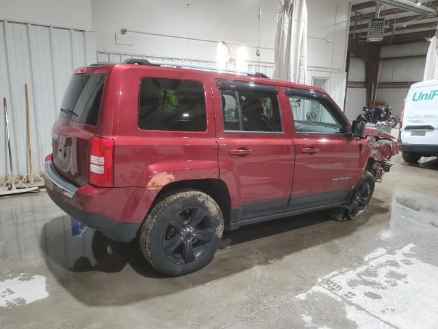 1C4NJRFB8CD689590 - 2012 JEEP PATRIOT LATITUDE RED photo 3