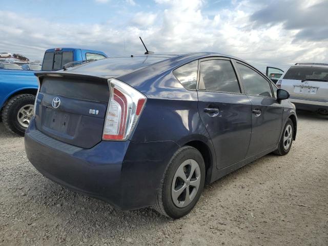 JTDKN3DU6E0391462 - 2014 TOYOTA PRIUS BLUE photo 3