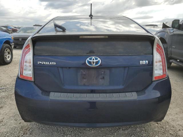 JTDKN3DU6E0391462 - 2014 TOYOTA PRIUS BLUE photo 6