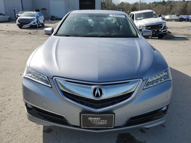 19UUB2F79FA017234 - 2015 ACURA TLX ADVANCE SILVER photo 5