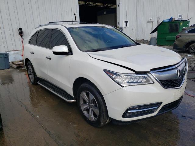 5FRYD4H28EB006950 - 2014 ACURA MDX WHITE photo 4