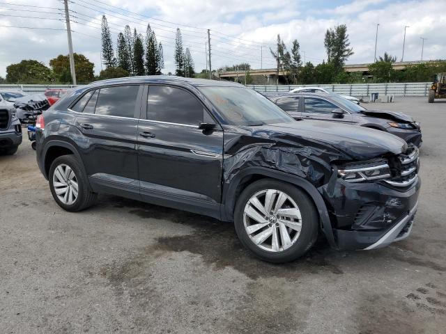 1V2WC2CA4MC237143 - 2021 VOLKSWAGEN ATLAS CROS SE BLACK photo 4